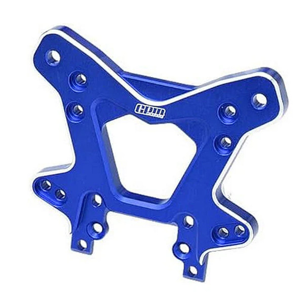 GPM Racing Aluminum 7075 Alloy Front Shock Tower Blue for Losi 1/6 8IGHT-X