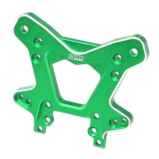 GPM Racing Aluminum 7075 Alloy Front Shock Tower Green for Losi 1/6 8IGHT-X