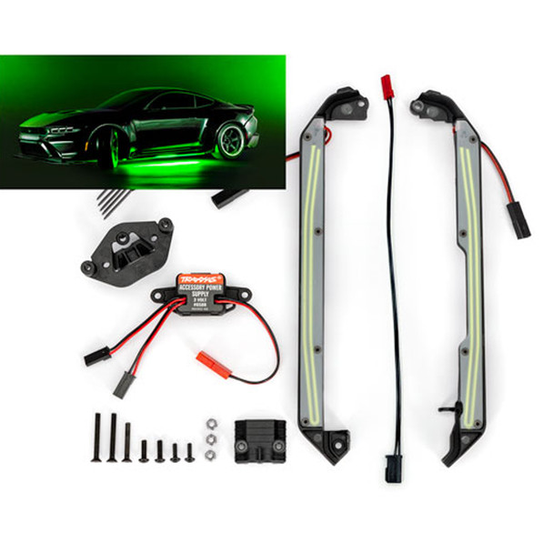 Traxxas 10590-GRN Complete Underbody LED Light Kit Green for 4-Tec 2.0