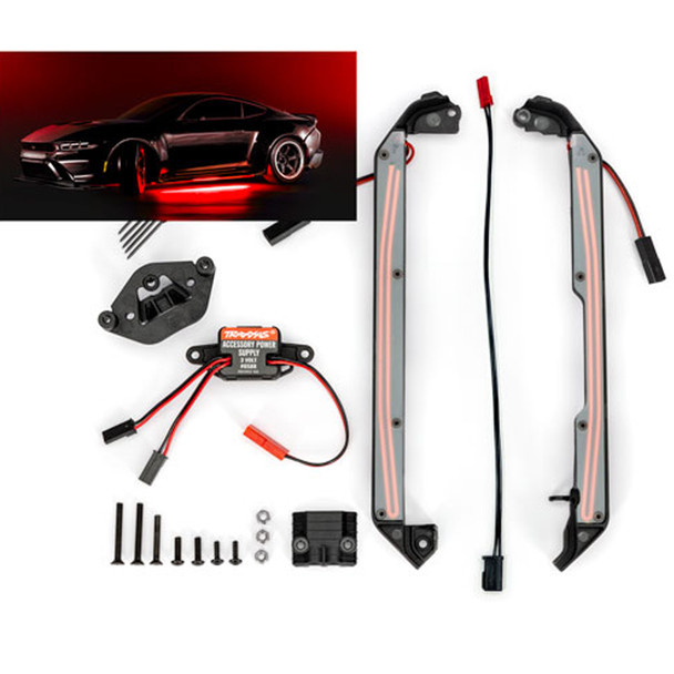 Traxxas 10590-RED Complete Underbody LED Light Kit Red for 4-Tec 2.0