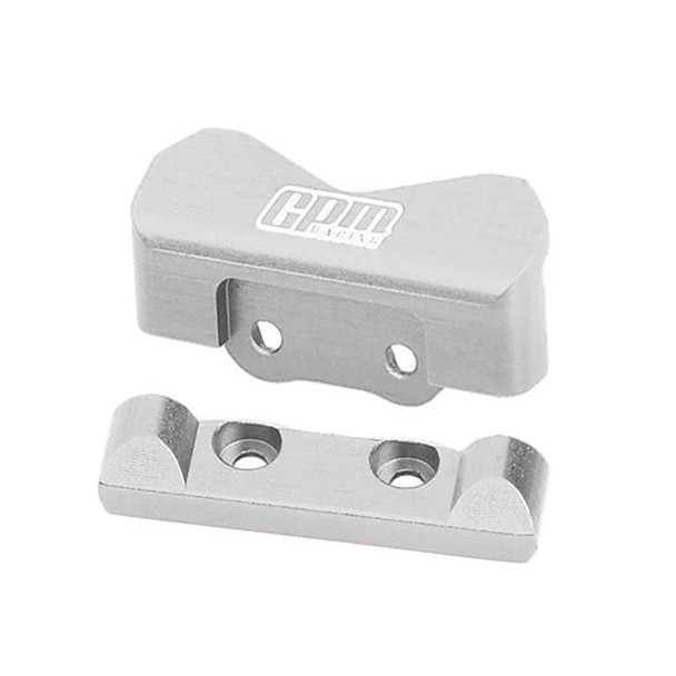 GPM Racing Aluminum 7075 Alloy Rear Pin Mounts Silver for Losi 1/24 Micro-B
