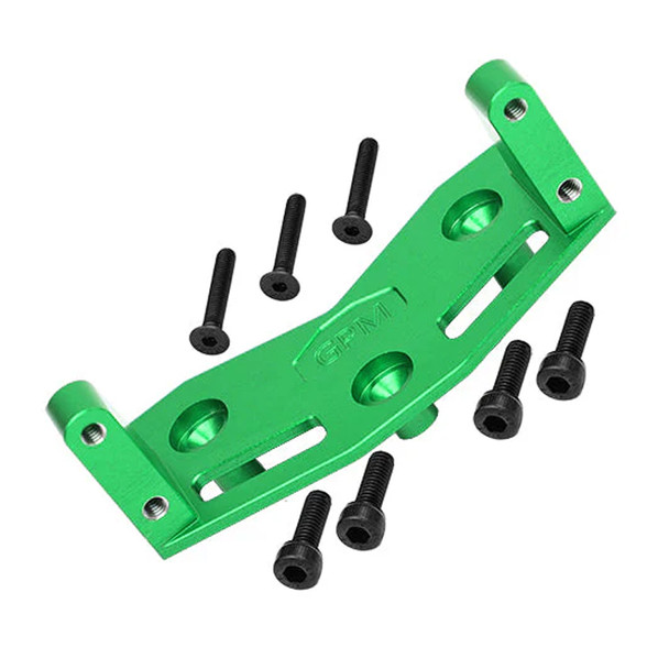 GPM 1/5 Aluminum 7075 Alloy Steering Servo Mount Plate Green for Losi 1/8 LMT