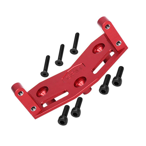 GPM 1/5 Aluminum 7075 Alloy Steering Servo Mount Plate Red for Losi 1/8 LMT