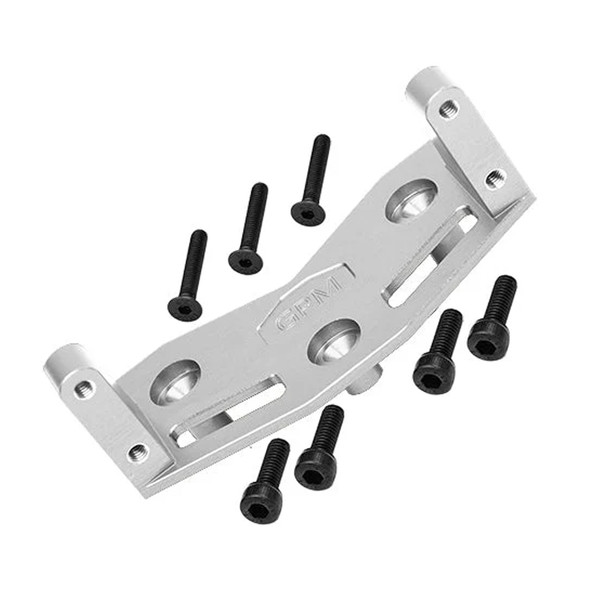 GPM 1/5 Aluminum 7075 Alloy Steering Servo Mount Plate Silver for Losi 1/8 LMT