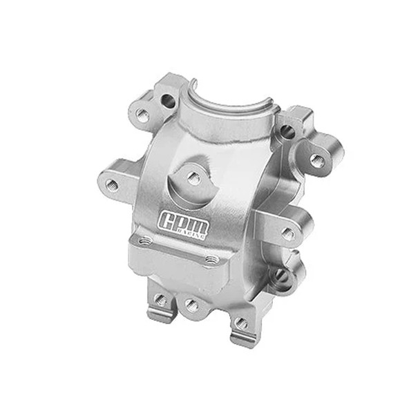 GPM Alum Alloy Rear Differential Housing Silver for Traxxas 1/10 4-Tec Drift Car