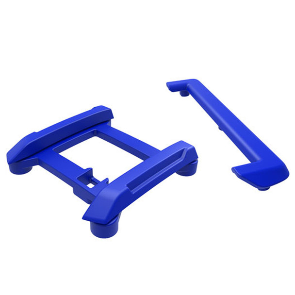 Traxxas 10717-BLUE Heavy-Duty Roof Skid Plate & Tailgate Protector Blue for Mini Maxx