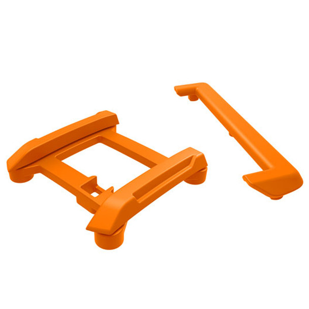 Traxxas 10717-ORNG Heavy-Duty Roof Skid Plate & Tailgate Protector Orange for Mini Maxx
