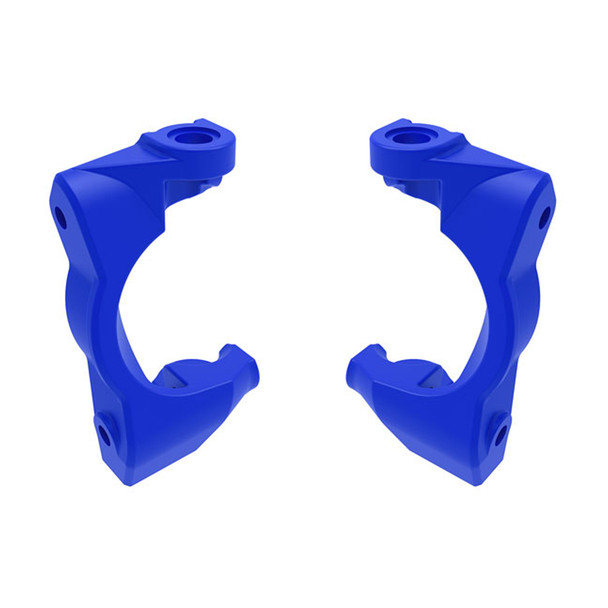 Traxxas 10732-BLUE Caster Blocks (C-Hubs) Blue for Mini Maxx