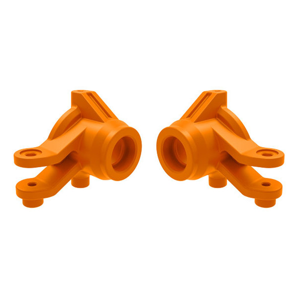 Traxxas 10736-ORNG Left & Right Steering Blocks Orange for Mini Maxx