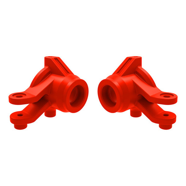 Traxxas 10736-RED Left & Right Steering Blocks Red for Mini Maxx