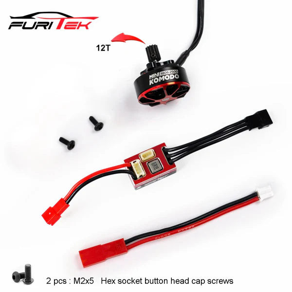 Furitek MicroSilk 2025 Brushless Power System Combo for RedCat Ascent-18