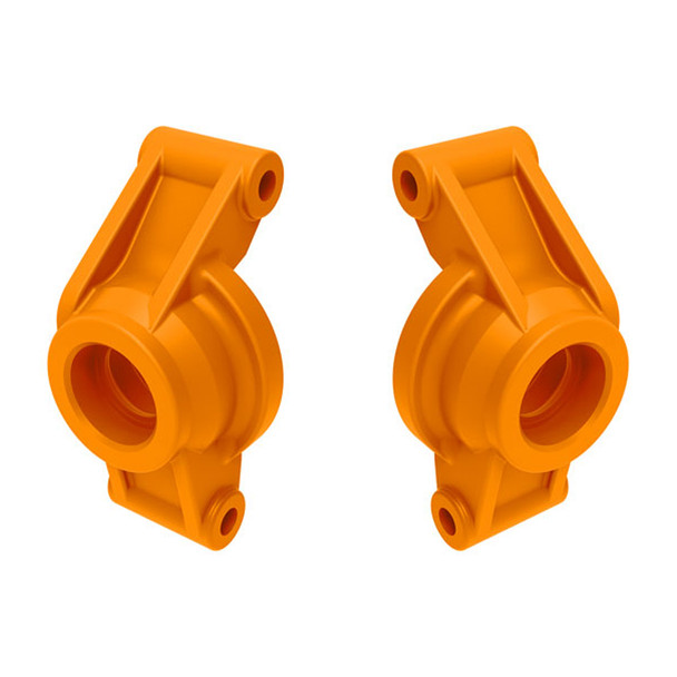 Traxxas 10752-ORNG Left & Right Rear Stub Axle Carriers Orange for Mini Maxx
