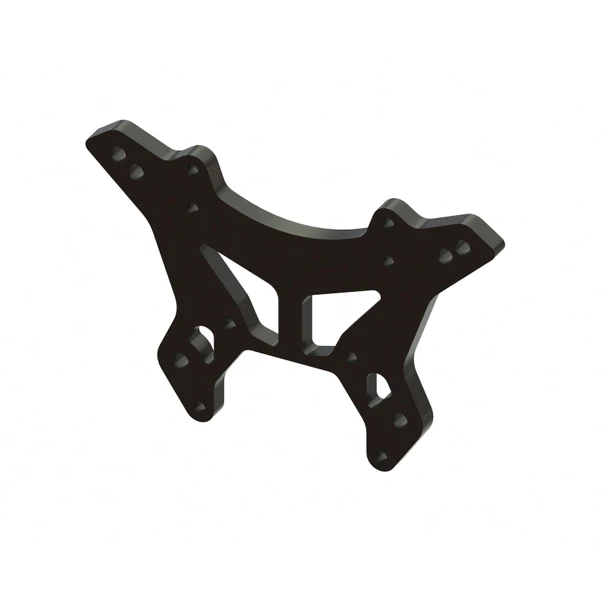 ARRMA ARA-1522 Aluminum Front Shock Tower M4 Black for 1/8 Kraton 6S & Notorious 6S