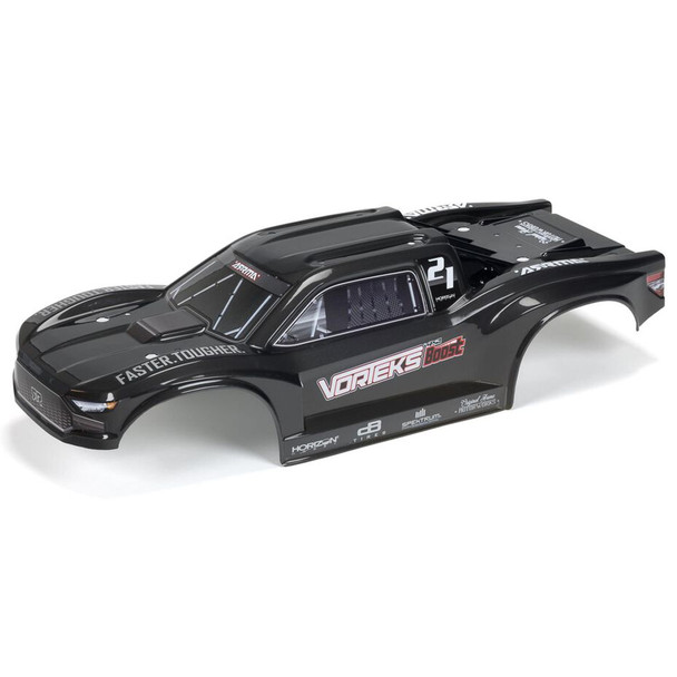 ARRMA ARA402348 1/10 VORTEKS 4X2 Painted Decaled Trimmed Body Gunmetal