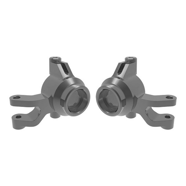 Traxxas 10734-GRAY Aluminum Steering Blocks Gray for Mini Maxx