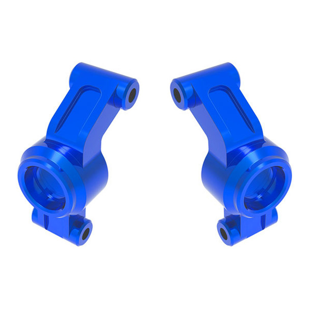 Traxxas 10751-BLUE Aluminum Stub Axle Carriers Blue for Mini Maxx