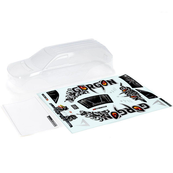 ARRMA ARA402352 GORGON Clear Body with Decals & Window Masks