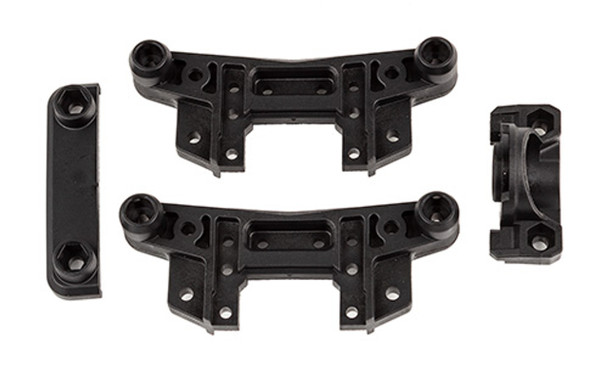 Associated 26014 Shock Tower & Rear Bearing Support Set for SR7