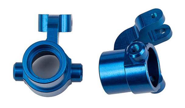Associated 26077 Aluminum FT Steering Blocks Blue for SR7