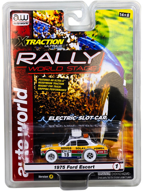 Auto World Xtraction 1975 Ford Escort w/Roof Rack iWheels HO Slot Car