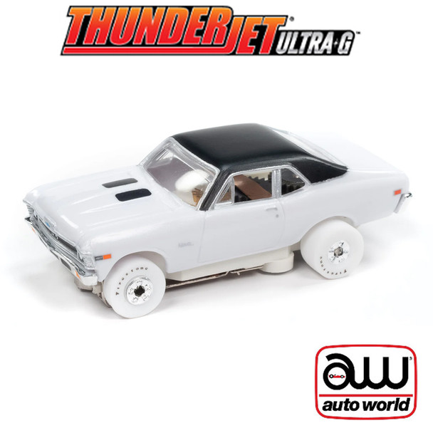Auto World Thunderjet 1969 Chevy Nova iWheels HO Scale Slot Car