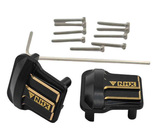 NHX RC Black Brass Diff Cover for TRX-4M 1/18th Scale Crawler
