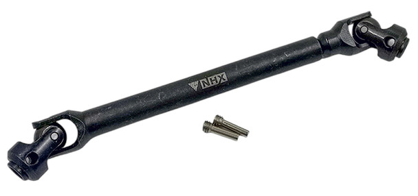 NHX RC 136-198mm Metal Splined Center Driveshaft CVD Set for 1/10 Crawler