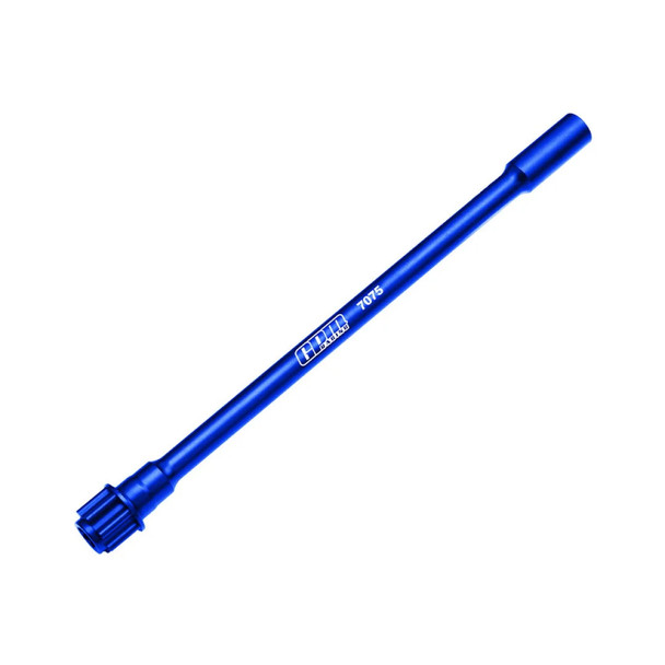 GPM Racing Aluminum 7075 Alloy Center Drive Shaft Blue for 1/16 Mini Maxx