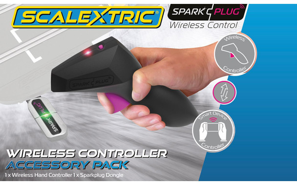 Scalextric C8336 Spark Plug - Wireless Controller Accessory Pack