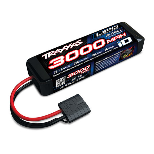 Traxxas 2827X 3000mah 7.4v 2-Cell LiPo Battery