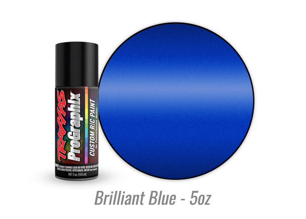 Traxxas 5054 ProGraphix RC Body Spray Paint - Brilliant Blue (5oz)
