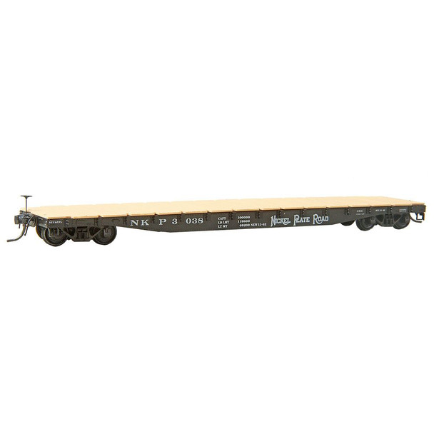 Kadee #9505 Nickel Plate NKP #3038 - RTR 50 Ton AAR Flat Car HO Scale