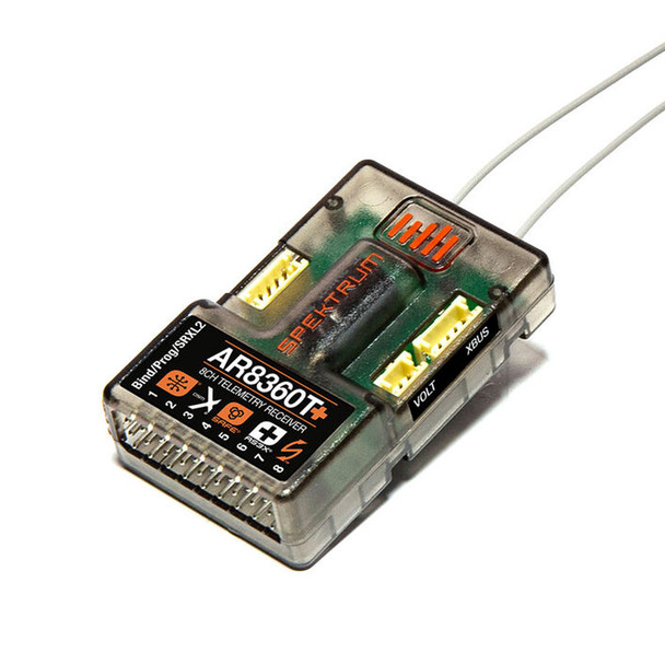 Spektrum SPM-1033 AR8360T+ DSMX 8-Channel AS3X+ & SAFE Telemetry Receiver