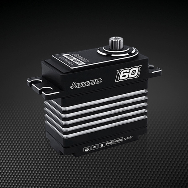 Power HD T60-BHV Brushless Servo 8.4v 60kg -BLACK