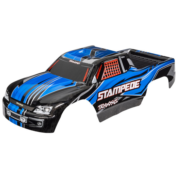 Traxxas 3651X Painted Decals Applied Blue Body for Stampede & Stampede VXL