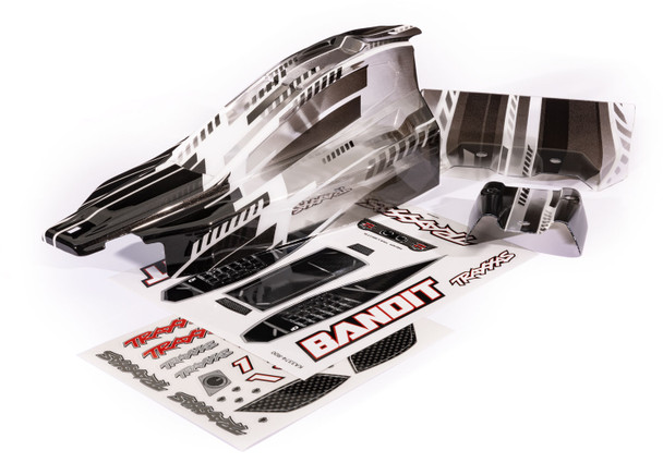 Traxxas 2450L ProGraphix Body Requires Paint w/ Wing & Decal Sheet for Bandit