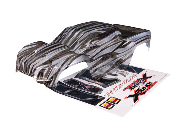 Traxxas 7868X ProGraphix Body Requires Paint w/ Decal Sheet for X-Maxx Ultimate