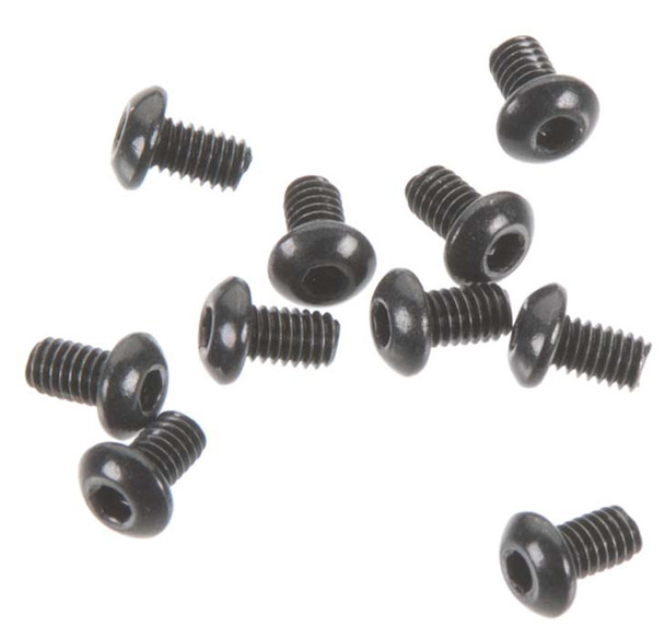 HPI 100864 Button Head Screw M2.5x4mm Hex Socket (10)