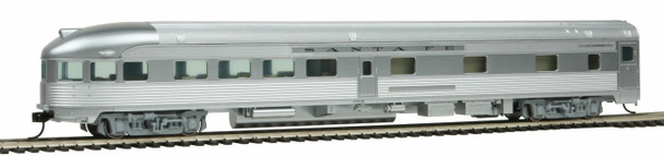 Walthers 910-30352 85' Budd Observation - RTR Santa Fe Passenger Car HO Scale
