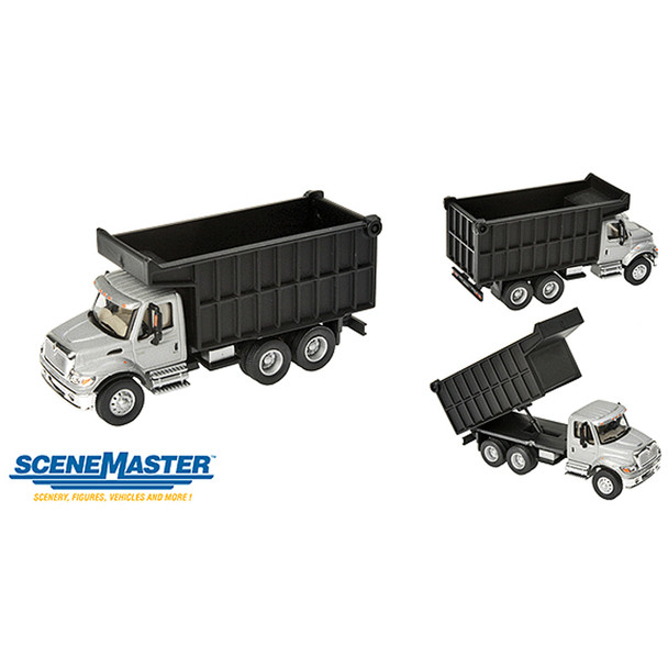 Walthers International (R) 7600 Dual-Axle Coal Truck Silver Cab Black Box HO Scale