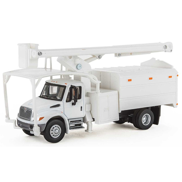 Walthers International(R) 4300 2-Axle Truck w/ Tree Trimmer Body White HO Scale