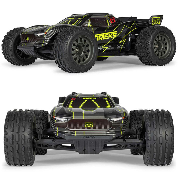 ARRMA ARA3505T1 1/10 VORTEKS 223S DSC 2WD RTR Brushless Stadium Truck, Yellow
