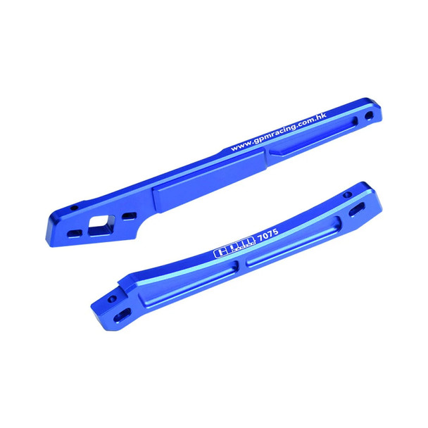 GPM Aluminum 7075 Alloy Front & Rear Chassis Brace Blue for 1/8 KRATON 6S EXB