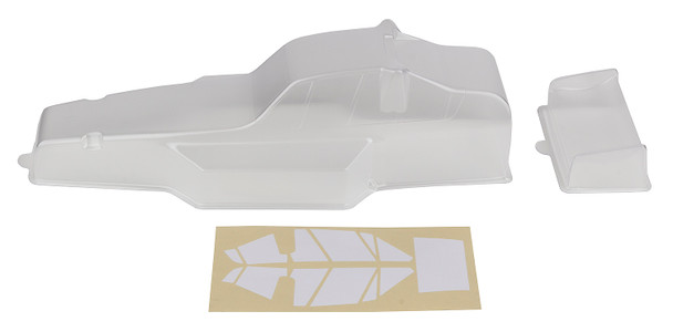 Associate 6159 RC10 Protech Clear Body and Wing w/ Window Masks