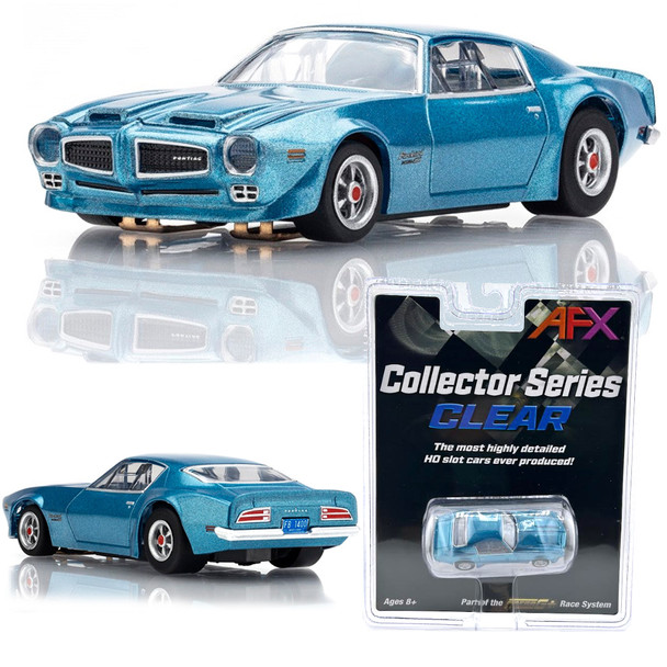 AFX 22123 Mega-G+ 1970 Pontiac Firebird Formula 400 Blue Metallic HO Slot Car