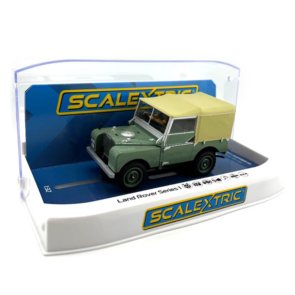 Scalextric C4600 Land Rover Series 1 - HUE166 1/32 Slot Car