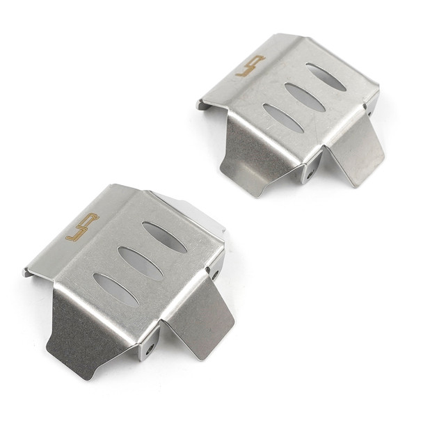 Yeah Racing EMED-001 Stainless Steel Front / Rear Diff Protector : Element 1/10 Enduro