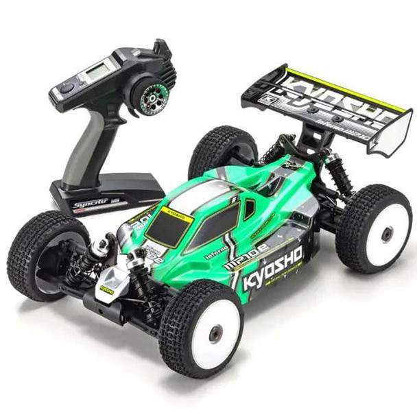 Kyosho 34113T1 1/8 INFERNO MP10e Brushless Powered 4WD Racing Buggy RTR Green Kyosho 34113T1 1/8 INFERNO MP10e Brushless Powered 4WD Racing Buggy RTR Green