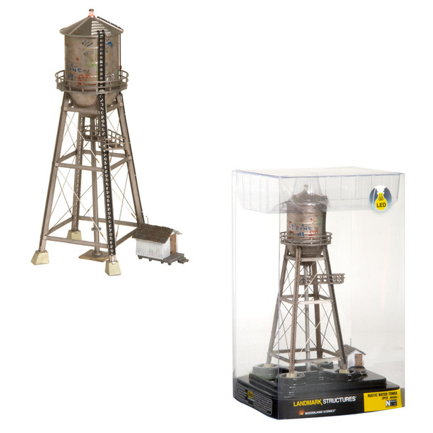 Woodland Scenics Rustic Water Tower Built-&-Ready Structure Assembled N Scale