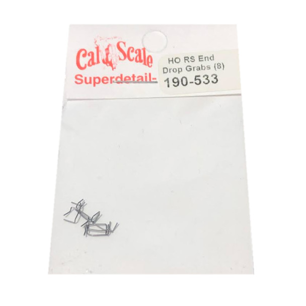 Cal Scale 190-533 Grab Irons for RS Diesels End Drop Style (8) HO Scale